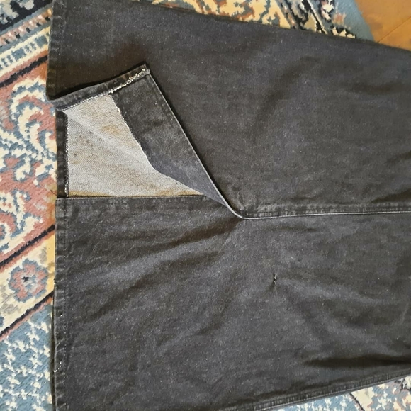 Vintage Starboard Dungaree charcoal denim skirt - Picture 4 of 10